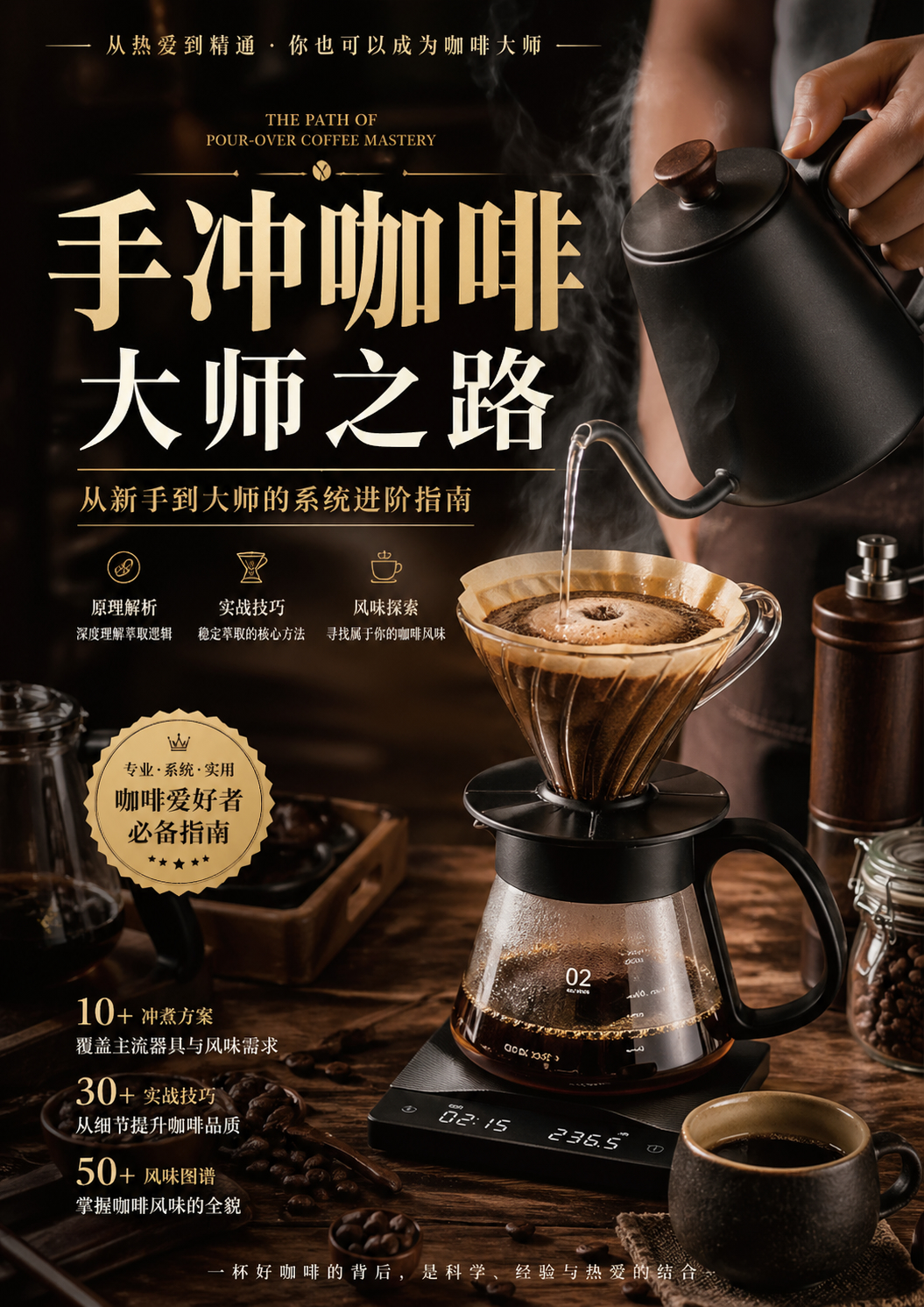 《手冲咖啡大师之路》PDF 电子书封面